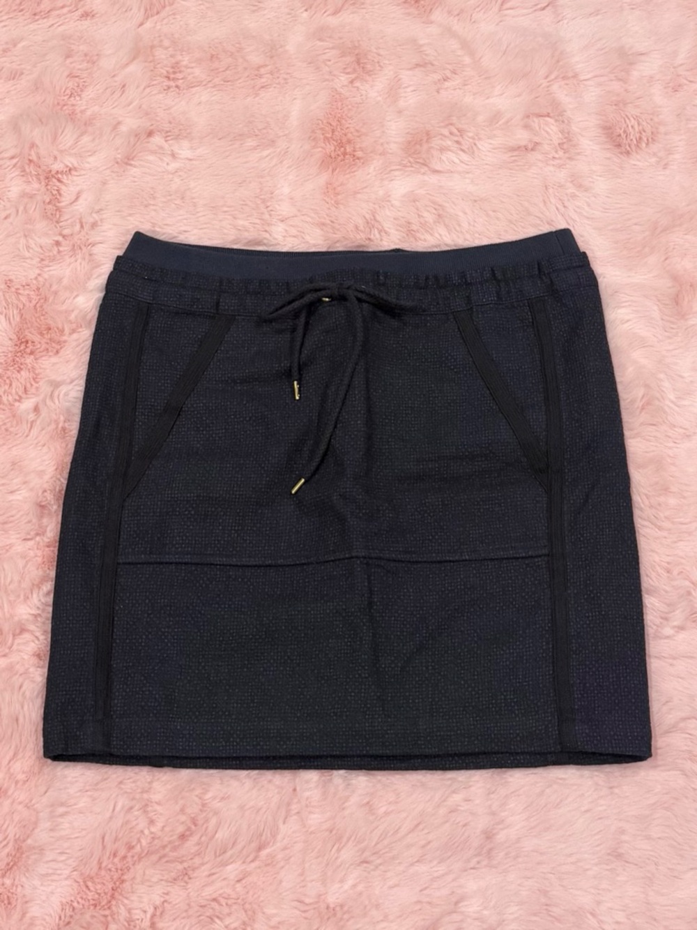 Marc by Marc Jacobs Linen Wool Blend Darkest Teal Skirt